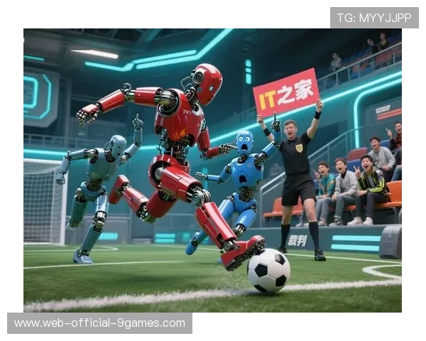 机器人足球赛无需人工遥控,自主AI策略实现踢球动作